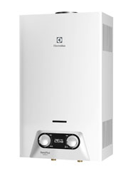 Купить Колонка газовая Electrolux GWH 265 ERN Nano Plus, 17.6 кВт, 10 л/мин, дымоход 113 мм, вода/газ 1/2 дюйма в Златоуст